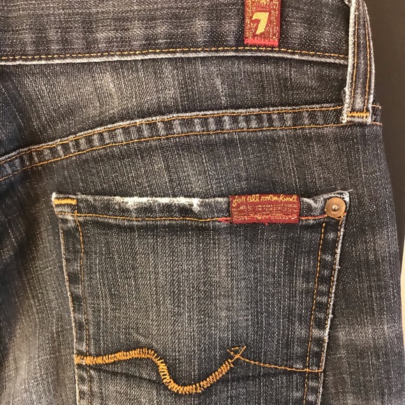 7 for all Mankind distressed jeans - Picture 4 of 6
